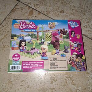 Mega Construx Barbie Animal Grooming Station building set (97 pieces) NEW